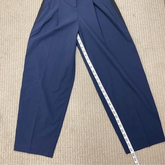 La Ligne‎ Cocktail Wool Blend Navy/Black Stripe Pant Size 2 Women - Picture 15 of 16